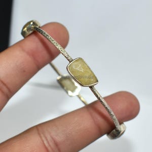 Random Shape Fruity Yellow Orange Sapphire 4 Stone 925 Sterling Silver Bengal Special Jewelry