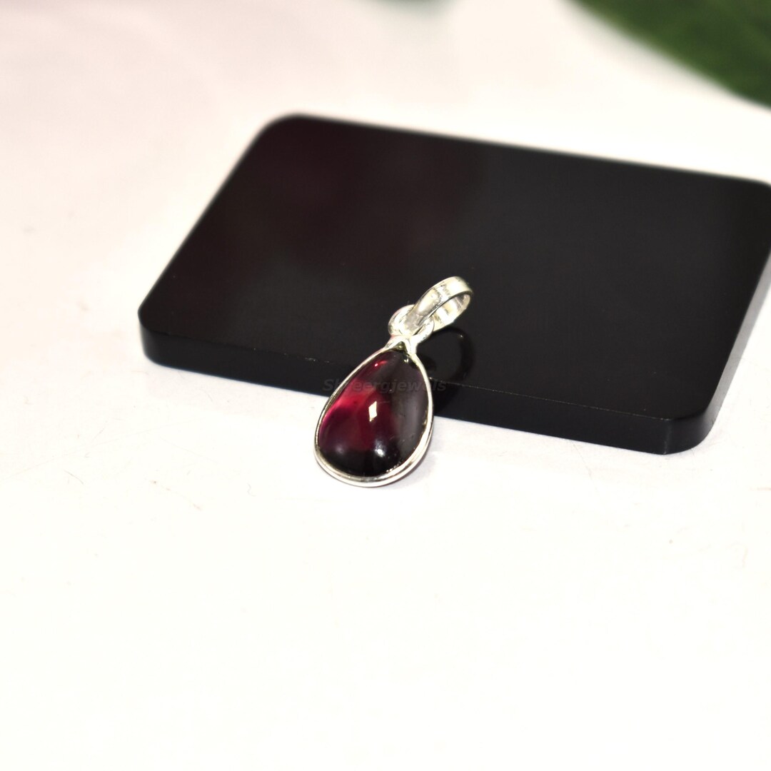 Natural Hand Cut and Handmade Rodolite Garnet 925 Sterling Silver ...
