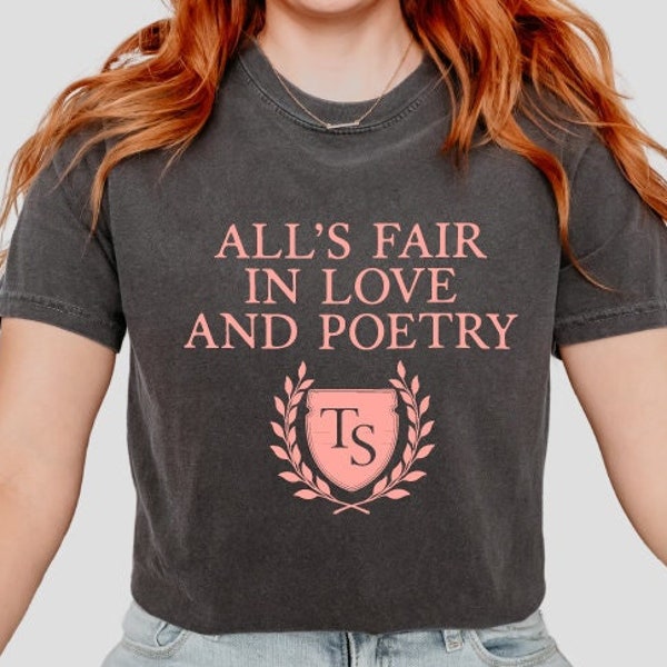 All's Fair In Love And Poetry Sweatshirt, The Tortured Poets Department New Album Shirt, Era Tour Shirts, Taylor Albums Hoodie