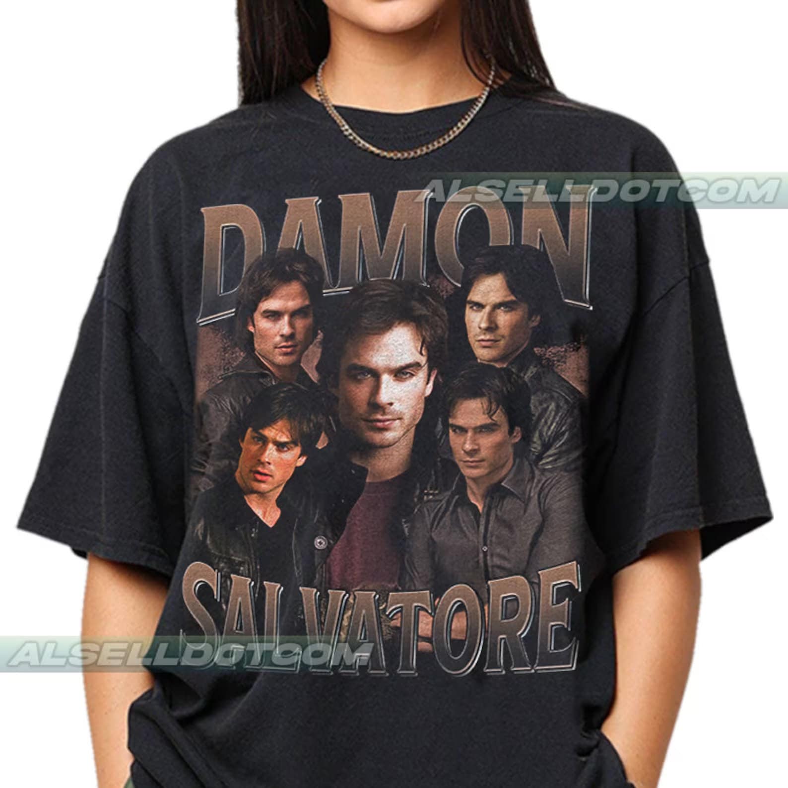 Discover Limited Damon Salvatore Vintage T-Shirt