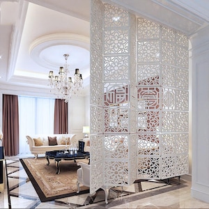 Wall Hanging Room, Wooden Decoratives Panels, Curtain Panels, Partition Screens, Room Divider PVC Hanging Screen