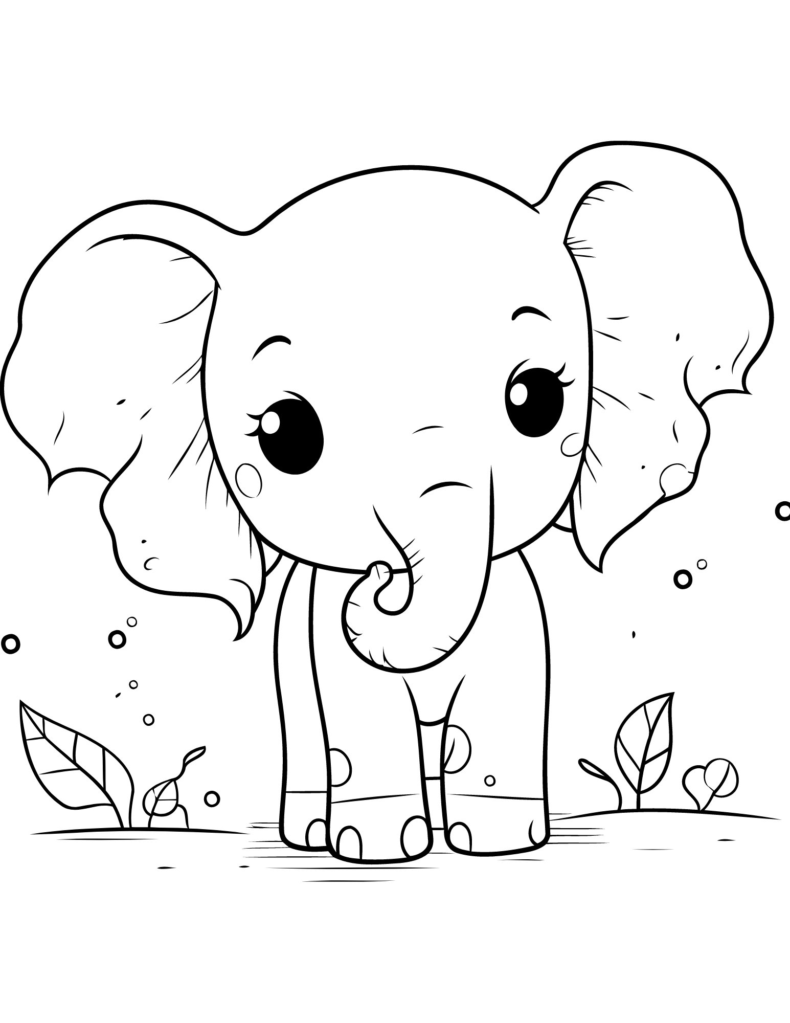 Printable Safari Animals Coloring Pages for Kids, 4 Coloring Pages for