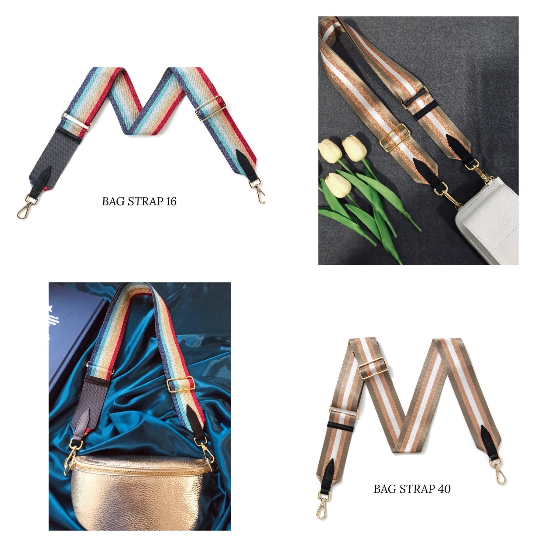 Montte Di Jinne Stylish and Highquality Wide Canvas Bag Strap