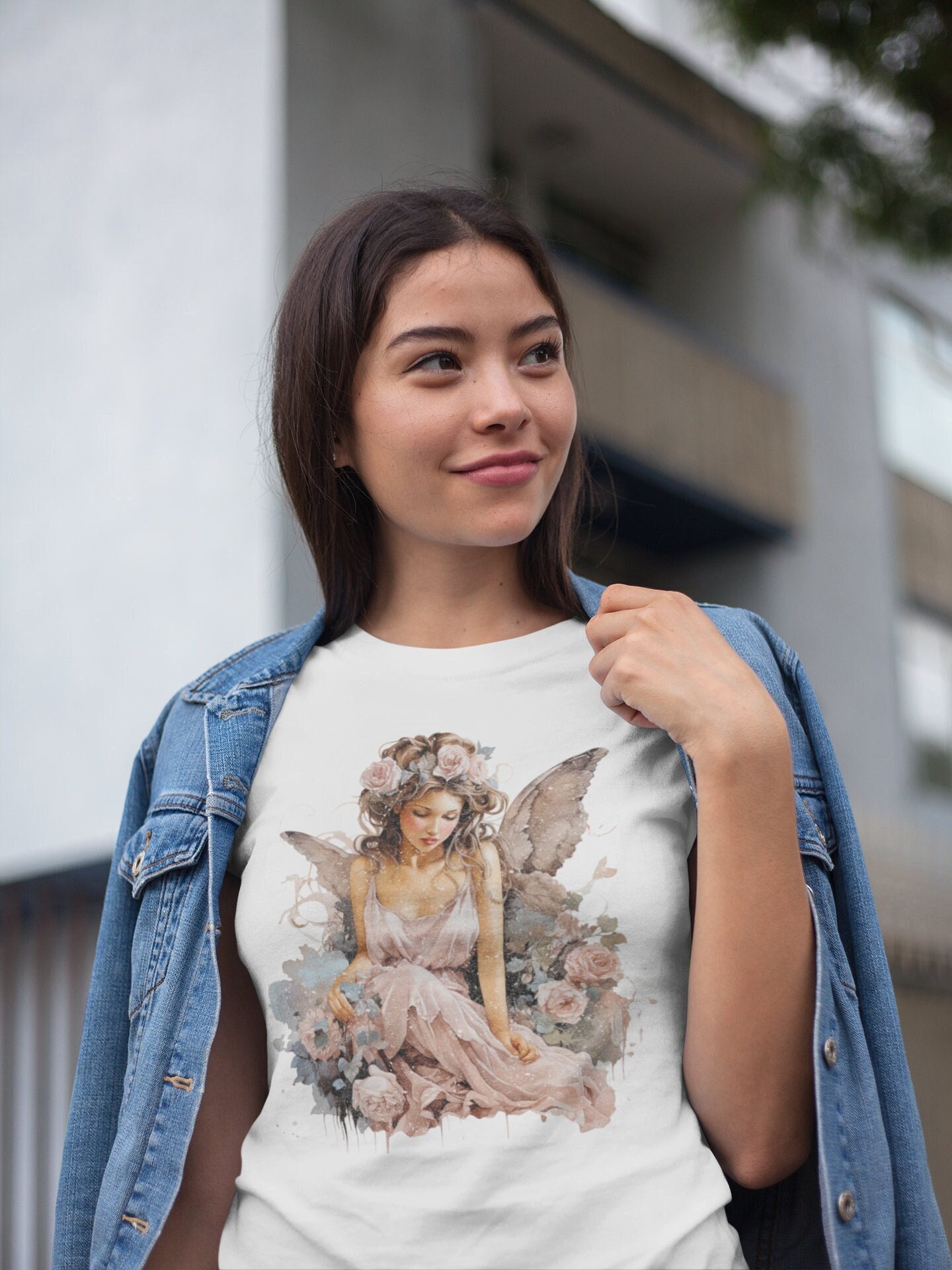 Vintage Graphic Angel Unisex Softstyle T-shirt, Angel Tshirt Vintage Graphic Angel Unisex Softstyle T-shirt, Angel Tshirt
