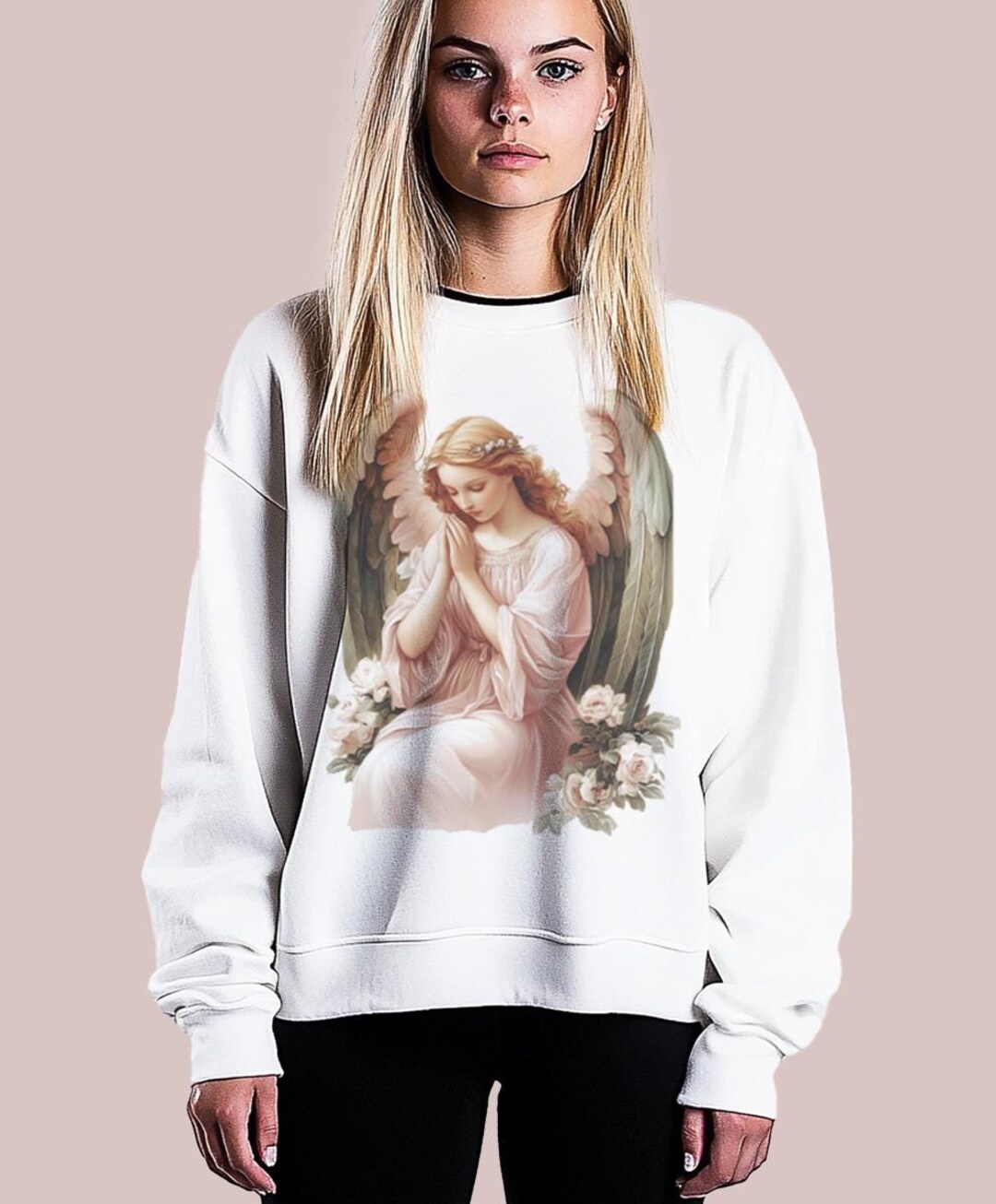Trending Renaissance Style Angel Graphic Unisex Heavy Blend™ Crewneck ...