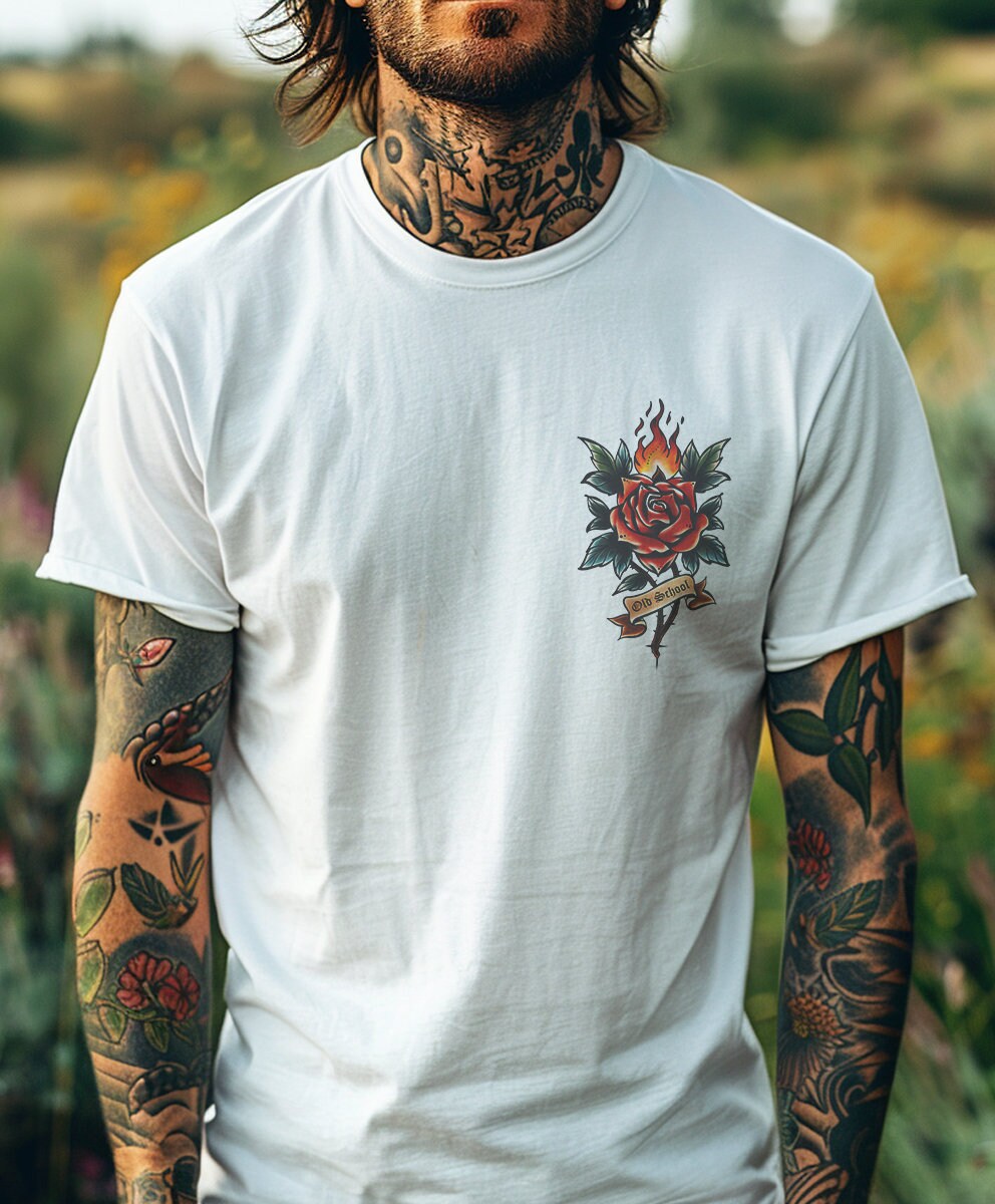 RRL “Tatoo Printed Shirt” XS タトゥー シャツ 半袖 アロハ