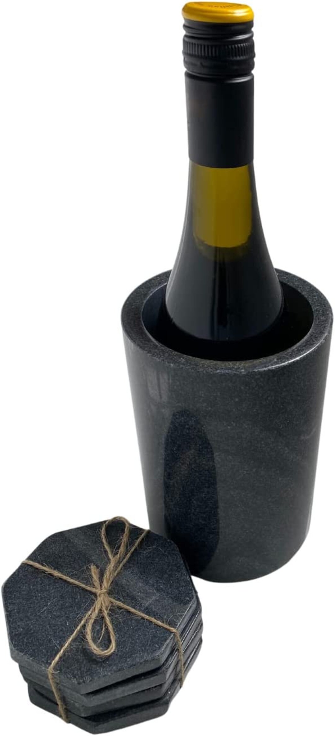 Wine Cooler Marble Chiller, Large Drink Holder Ideal for Parties