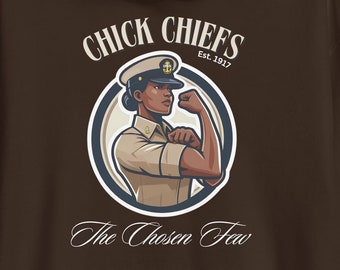 Rosie the Riveter Chick Chief Hoodie / CPO / SCPO / MCPO