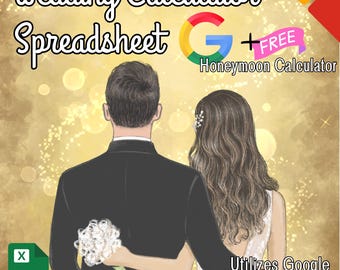 Planificador definitivo de presupuestos para bodas y lunas de miel: ¡calculadora automatizada de Hojas de cálculo de Google para una planificación sin estrés!