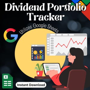 Google Sheets Dividend Portfolio Tracker - Automated, All-in-One, Easy to Use!