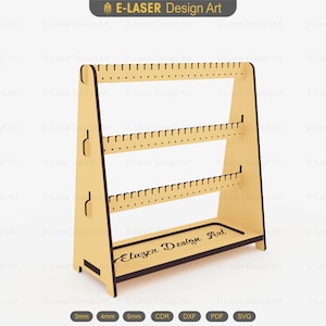 Laser Cut Earring Stand Svg Files, Earring Holder Files, Vector Files For Laser Cutting