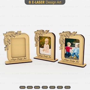 Fujifilm Instax Mini Film Frame Laser Cut Svg Files, Standing Photo Frame File, Vector Files For Laser Cutting