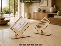 Business Card Holder Laser Cut Svg Files, Vector Files For Laser Cutting