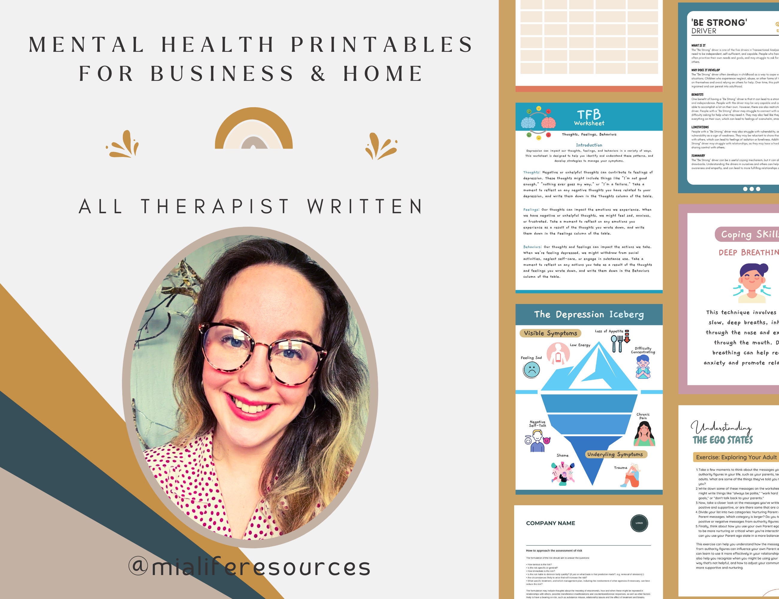 Thinking Trap Checklist & Tips, Cognitive Behavioural