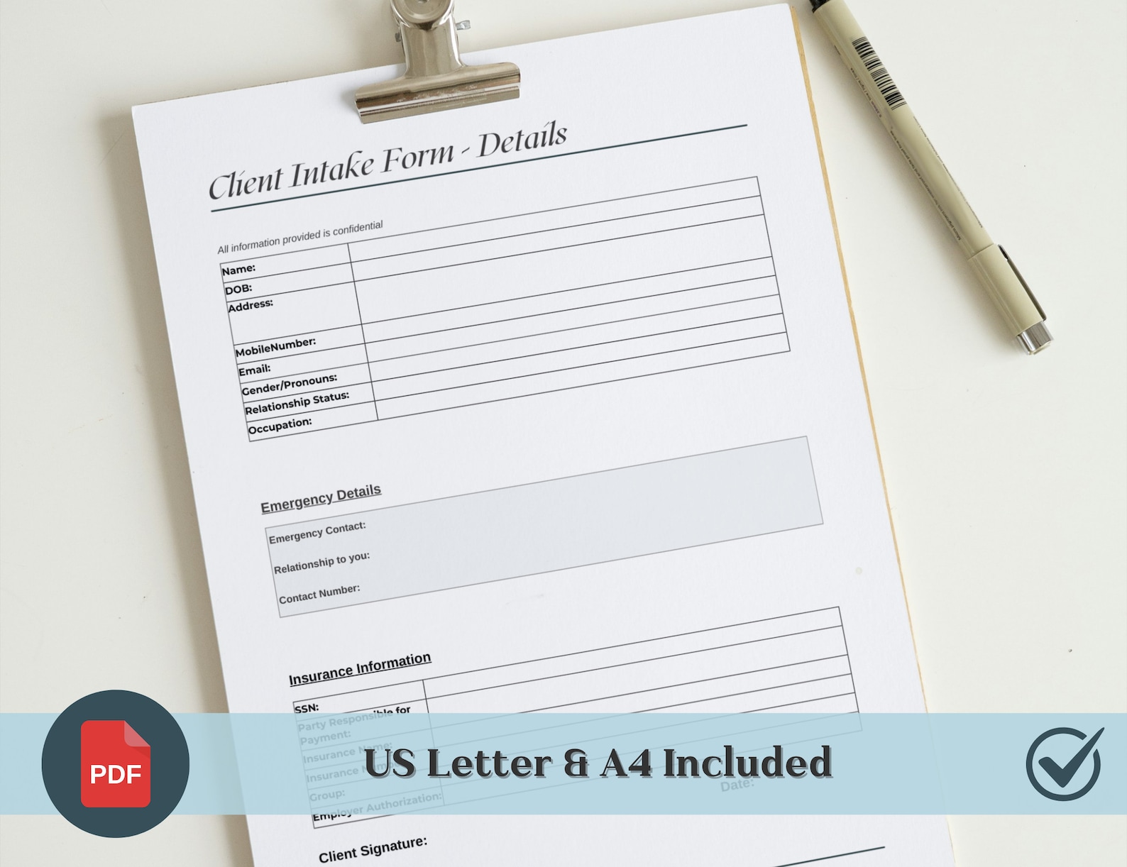 Therapy Client Intake & Progress Notes Pack | CBT, DBT SOAP Forms for ...