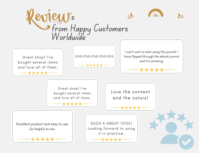 May include: A collection of customer reviews for a shop, featuring positive feedback and five-star ratings. The reviews highlight the quality of the products, ease of use, and overall satisfaction with the shop.