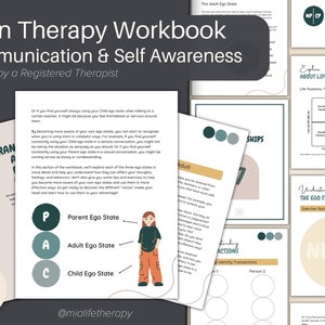 Teen Mental Health Workbook, Social Emotional Learning, Adolescent Self-Help, Self-Care for Teens, Counselling Worksheets, Regulation