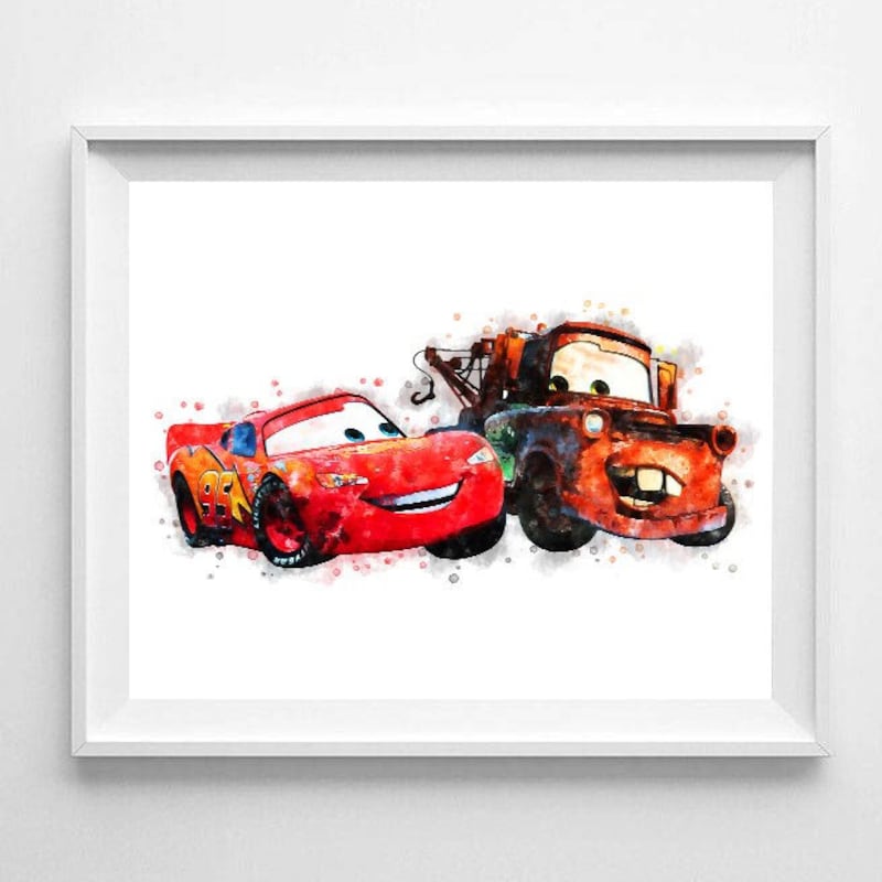 Tow Mater Printable Face Etsy