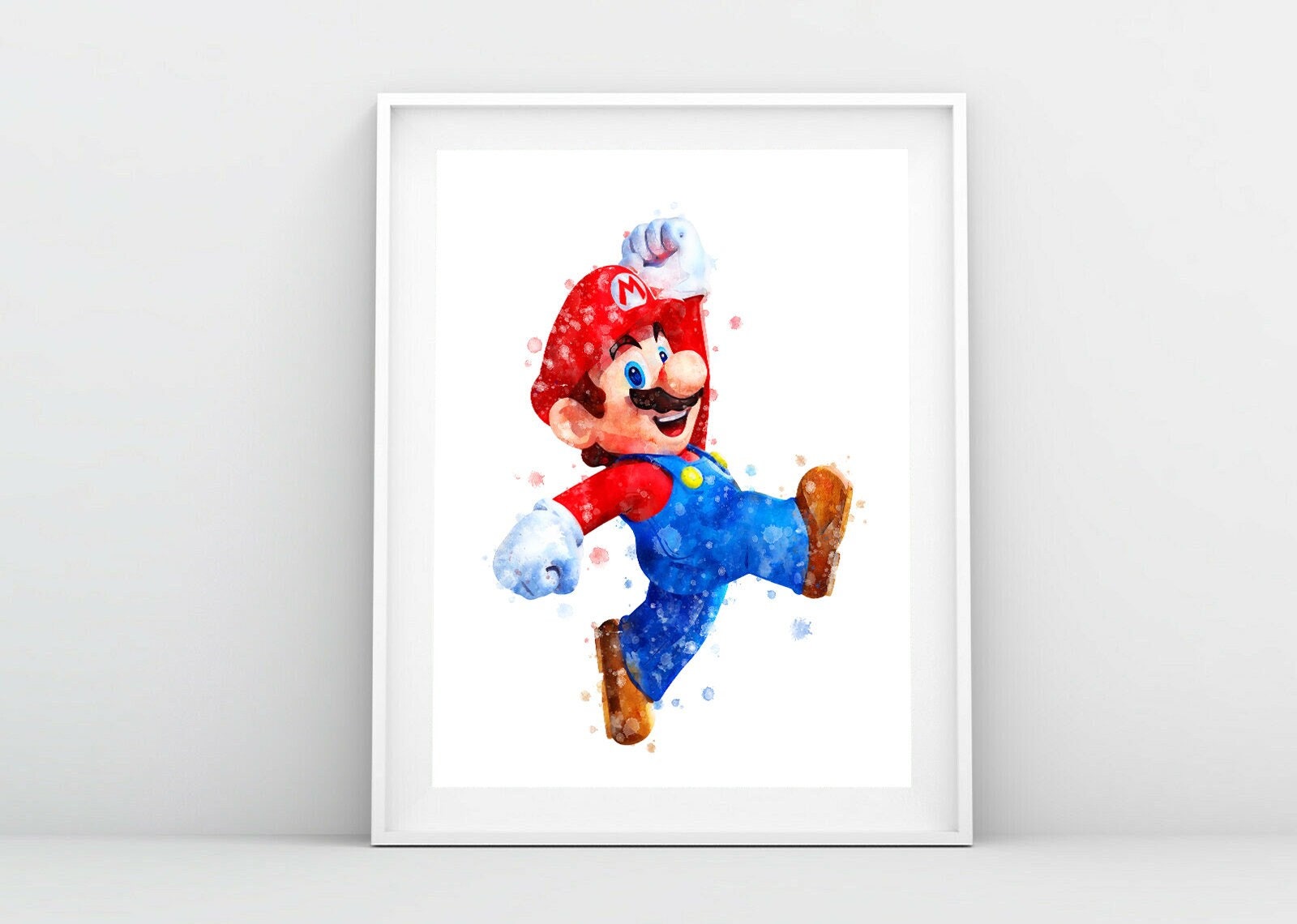 Mario Art, Mario and Yoshi Print Set, Video Game Art, Yoshi Art, Mario  Painting, Mario Wall Art, Watercolor Prints, Gaming Art, Gamer Gift -   Denmark