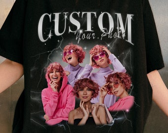 CUSTOM Bootleg Rap Tee, Custom Your Own Bootleg Shirts, Custom Photo, Vintage 90s Graphic T-shirt, Custom Photo Shirt, Insert Your Design