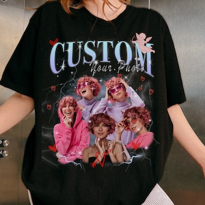 CUSTOM Valentines Your Own 90s Vintage Bootleg Unisex T-shirt, Lover Girlfriend Boyfriend T-shirt Bootleg Tee, Customised Unisex Shirt, Gift