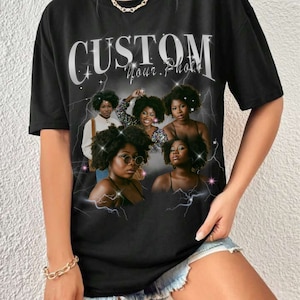 CUSTOM Your Own 90s Vintage Bootleg Unisex T-shirt, Girlfriend T-shirt Bootleg Tee, Personalised Customised Shirt, Unisex Custom Group Shirt