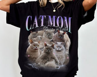 Camiseta personalizada com estampa de rap pirata para gatos e cachorros, personalize suas próprias camisetas piratas, presente para pais de gatos, camiseta vintage personalizada dos anos 90, camiseta personalizada com estampa de gato