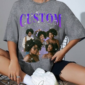 CUSTOM Bootleg Rap Tee, Custom Your Own Bootleg Shirts, Custom Photo, Vintage Graphic 90s T-shirt, Custom Photo Shirt, Insert Your Design