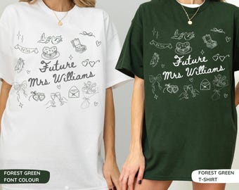 Future Mrs Sweatshirt Customized, Custom Bride/Bridesmaid T-Shirt, Newly Engaged, Hen Do Bridal Party Engagement, Personalised Bachelorette