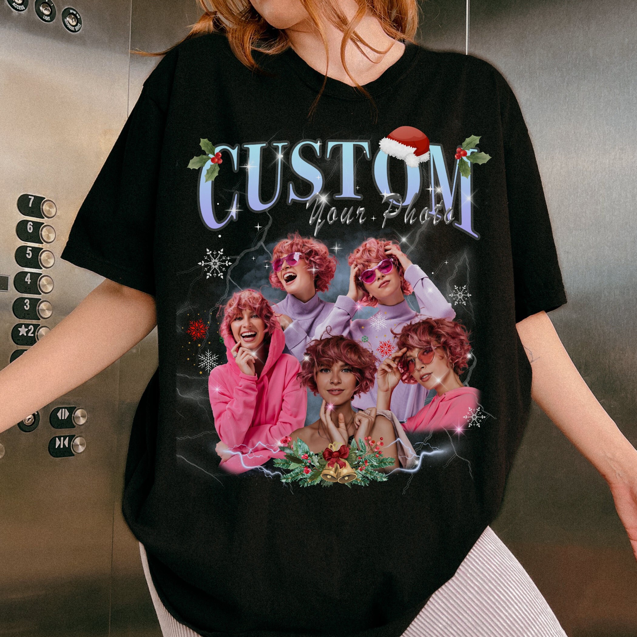 CUSTOM Christmas Your Own 90s Vintage Bootleg Unisex T-shirt