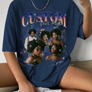 CUSTOM Bootleg Rap Tee, Custom Your Own Bootleg Shirts, Custom Photo, Vintage Graphic 90s T-shirt, Custom Photo Shirt, Insert Your Design