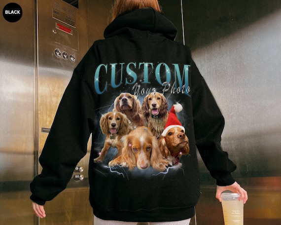 CUSTOM DOG Cat Pet Bootleg Rap Hoodie, Custom Your Own Bootleg Shirts, Custom Dog Cat Hoodie, Custom Unisex Dog T-shirt, Custom Cat Sweater