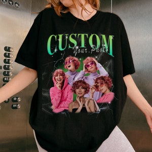 CUSTOM Bootleg Rap Tee, Custom Your Own Bootleg Shirts, Custom Photo, Vintage 90s Graphic T-shirt, Custom Photo Shirt, Insert Your Design