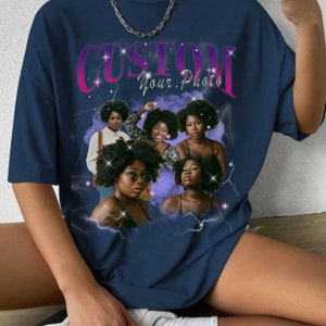 CUSTOM Bootleg Rap Tee, Custom Your Own Bootleg Shirts, Custom Photo, Vintage Graphic 90s T-shirt, Custom Photo Shirt, Insert Your Design