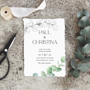 Winter greenery watercolor clipart, eucalyptus clipart png, digital download, commercial, line art