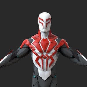 IronSpider 2099 Custom Full Body Wearable Armor with Helmet 3D Model STL