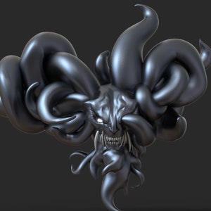 Mohg Lord of Blood Custom Full Wearable Head y Trident 3D Model STL