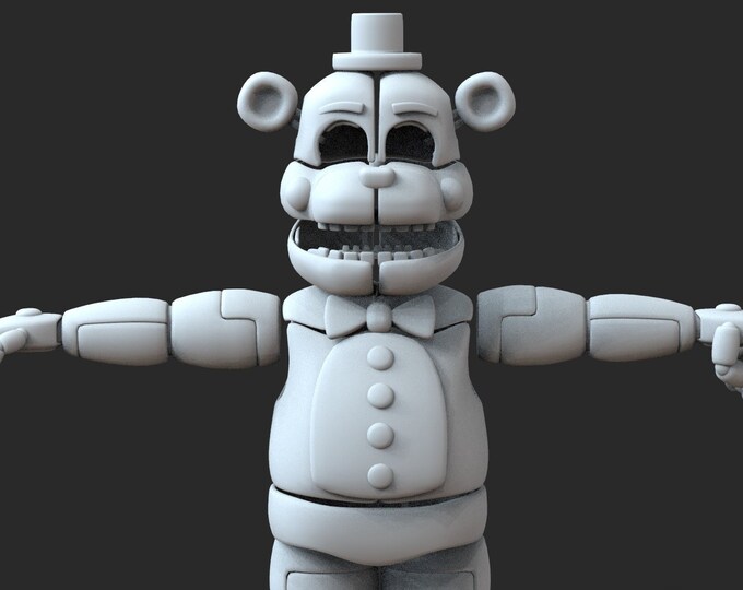 Funtime Freddy SL Furry Custom Full Body Wearable Parts With Helmet 3D ...