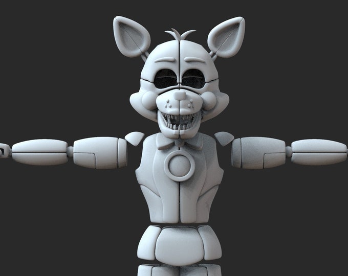 Funtime Foxy SL Furry Custom Full Body Wearable Parts With Helmet 3D ...