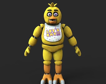 Chica 1 Furry Custom Full Body Wearable Parts With Helmet Wearable 3D ...