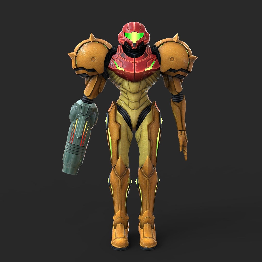 Samus Prime Custom Full Body Wearable Armor With Helmet 3D Model STL Etsy