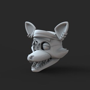 Glamrock Foxy Custom Head Wearable 3D Model STL - Etsy