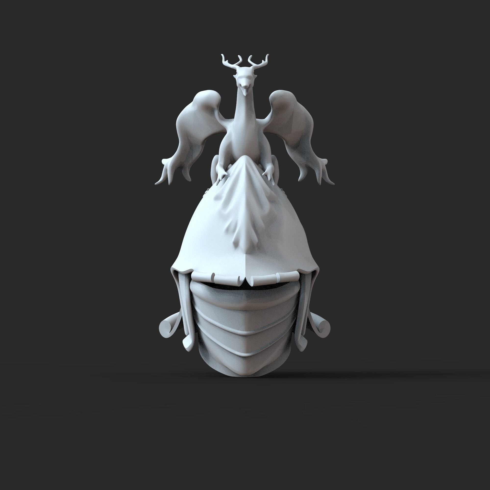 Banished Knight Custom Full Helmet Wearable 3D Model STL