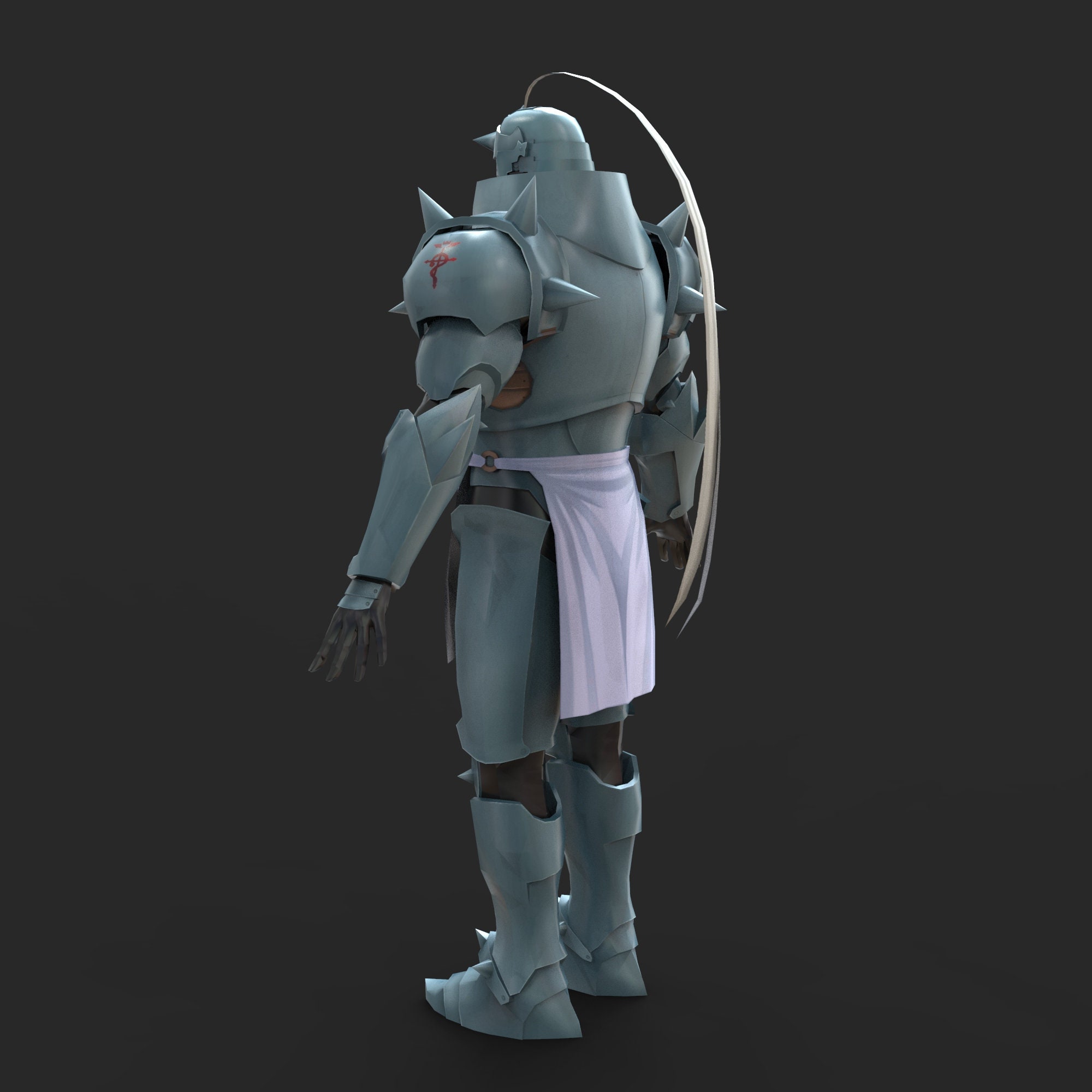 Alphonse Elric Custom Full Body Wearable Armor With Helmet 3D - Etsy