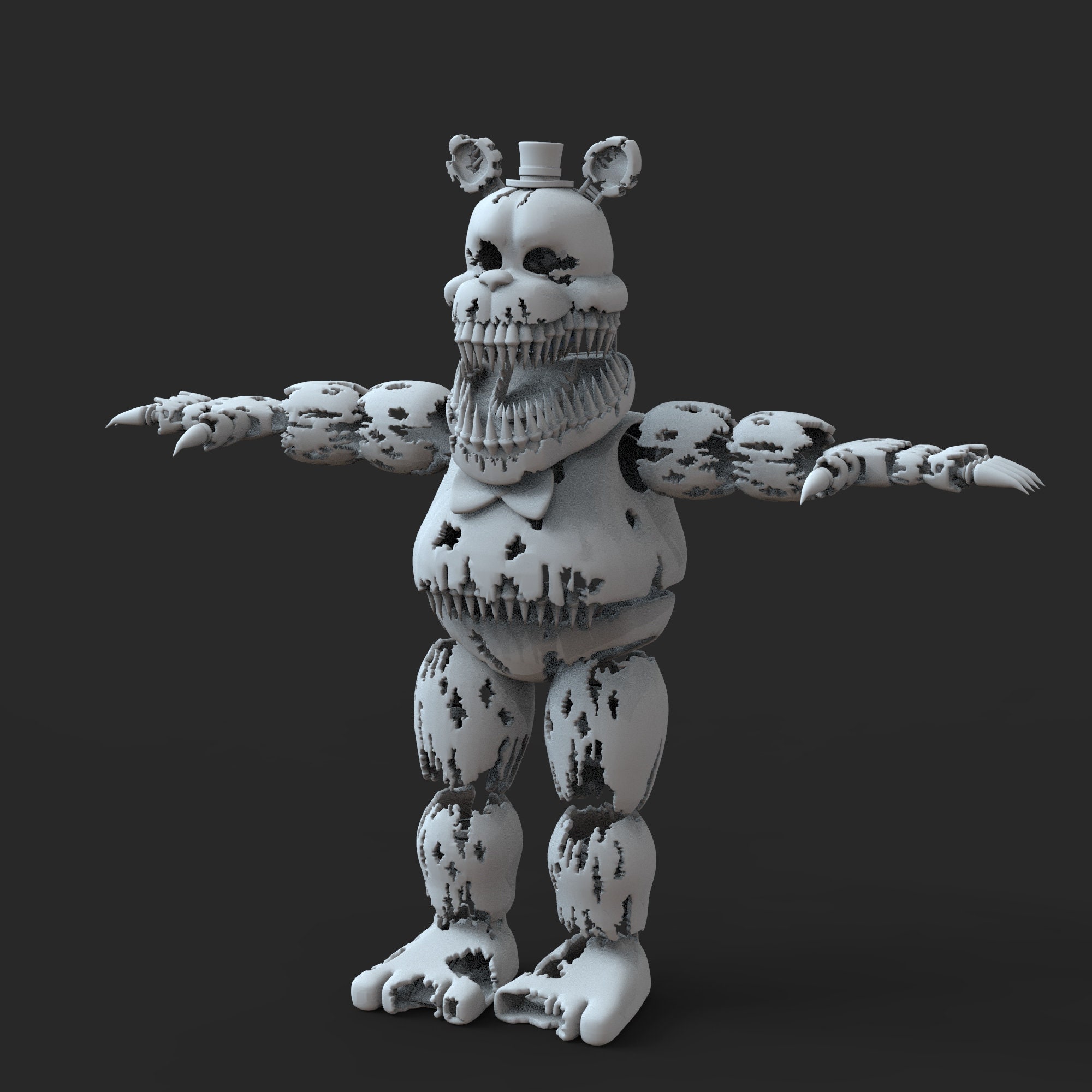 Nightmare Fredbear - Download Free 3D model by knotslip (@knotslip)  [8a22d4f]