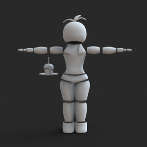 Toy Chica Custom Full Body Wearable Parts With Helmet 3D Model STL - Etsy