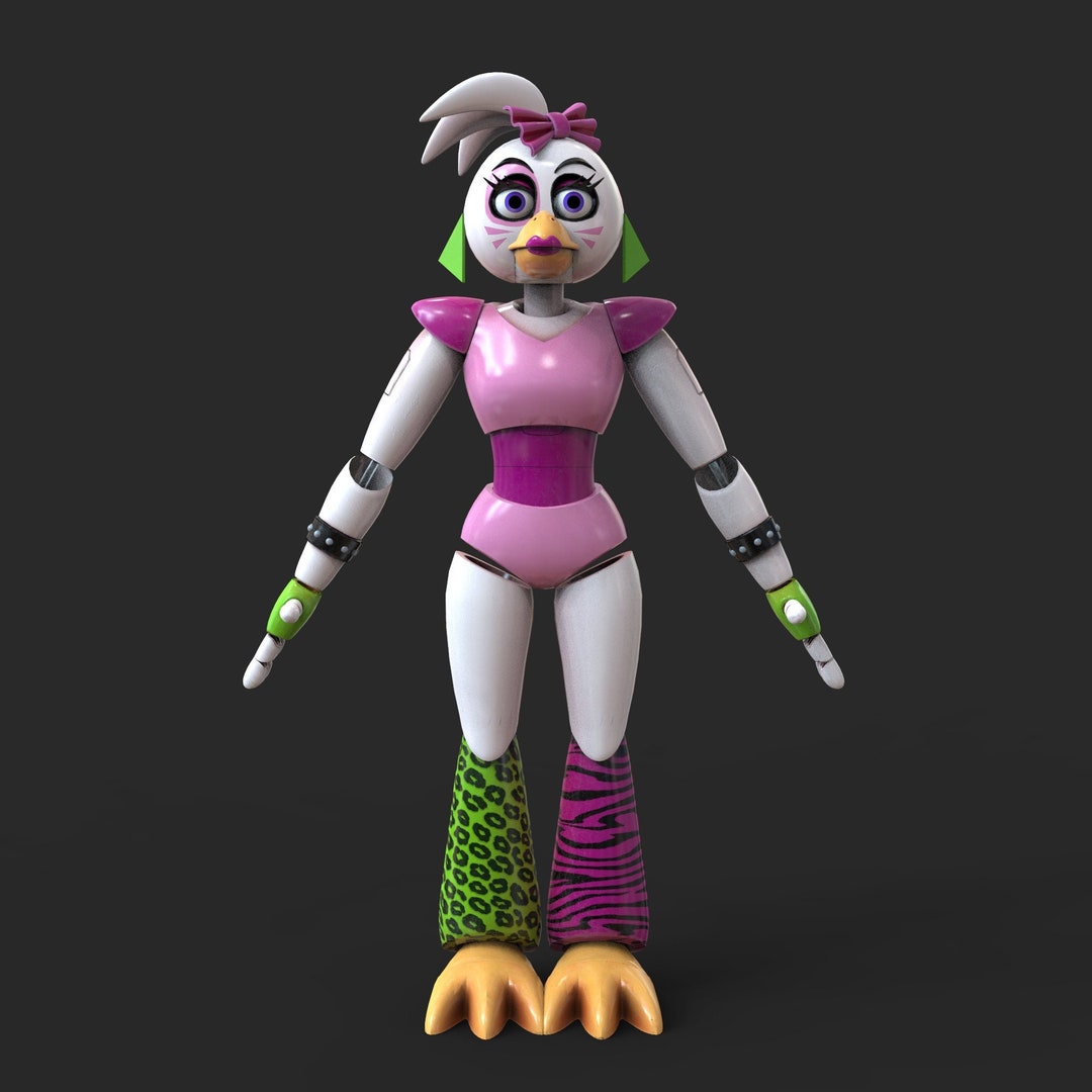 A very weird Funtime Chica render