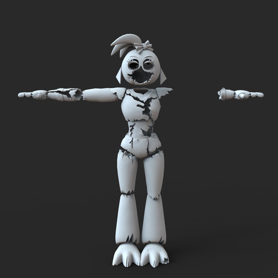 Shattered Chica Security Break Furry Custom Full Body Wearable Parts ...