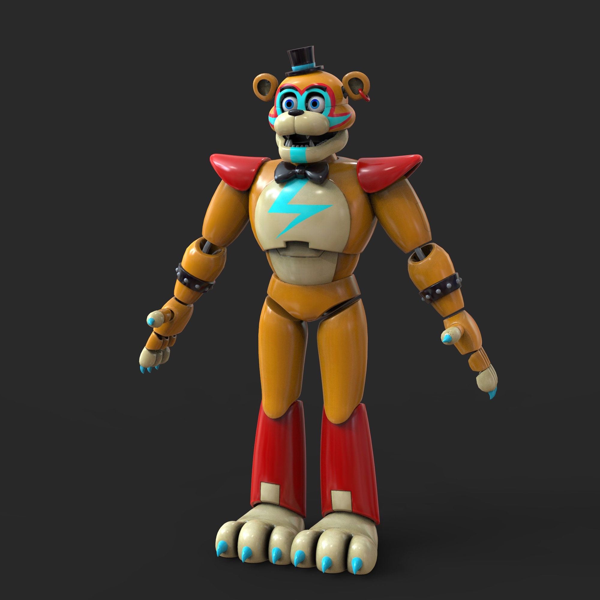 Freddy Security Break Furry Custom Full Body Wearable Parts With Helmet ...