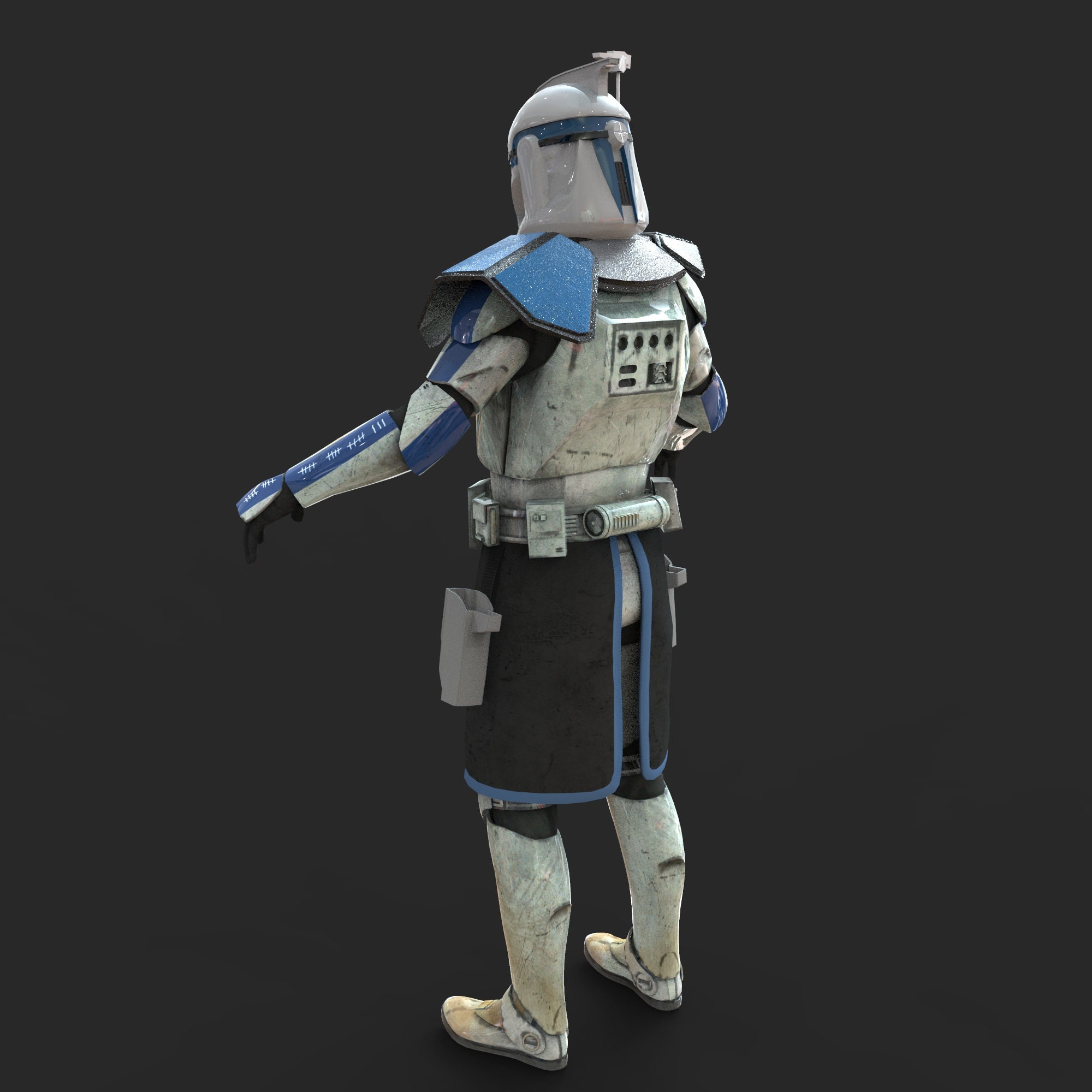 Captain Rex Phase 1 Custom Full Body Wearable Armor With Etsy